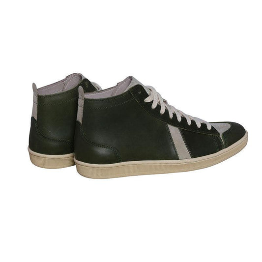Sawa Tsagué leather sneaker in green, alternate view