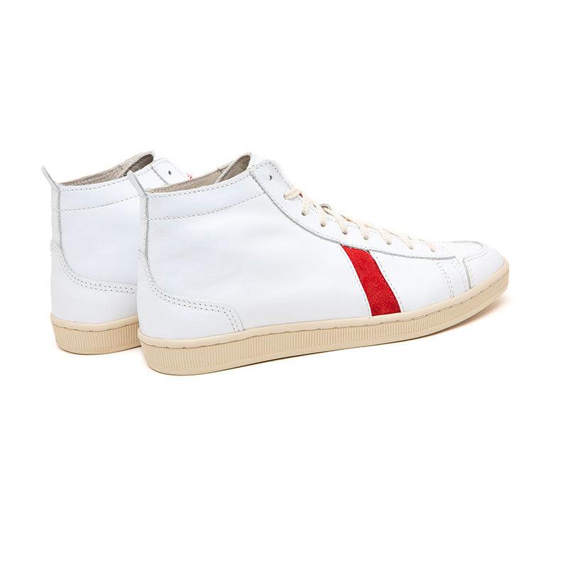 Tsagué Leather White-Red - SAWA SHOES 