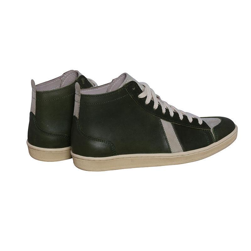Sawa Tsagué leather sneaker in green, alternate view