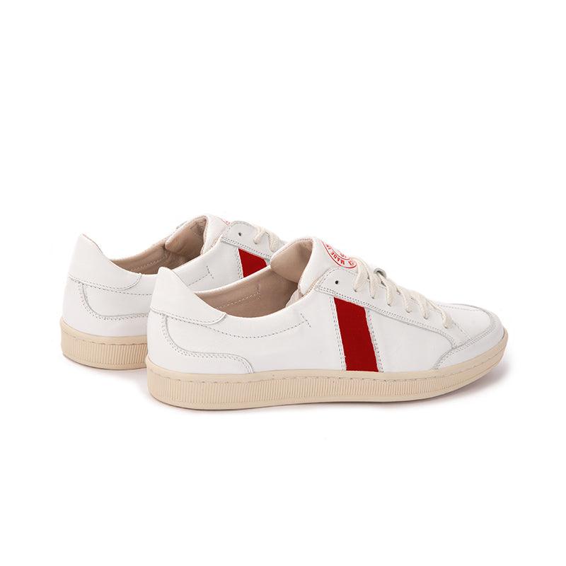 Lafrica Leather White Red - SAWA SHOES 